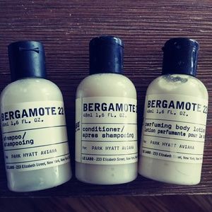 Le Labo set of shampoo, conditioner, lotion